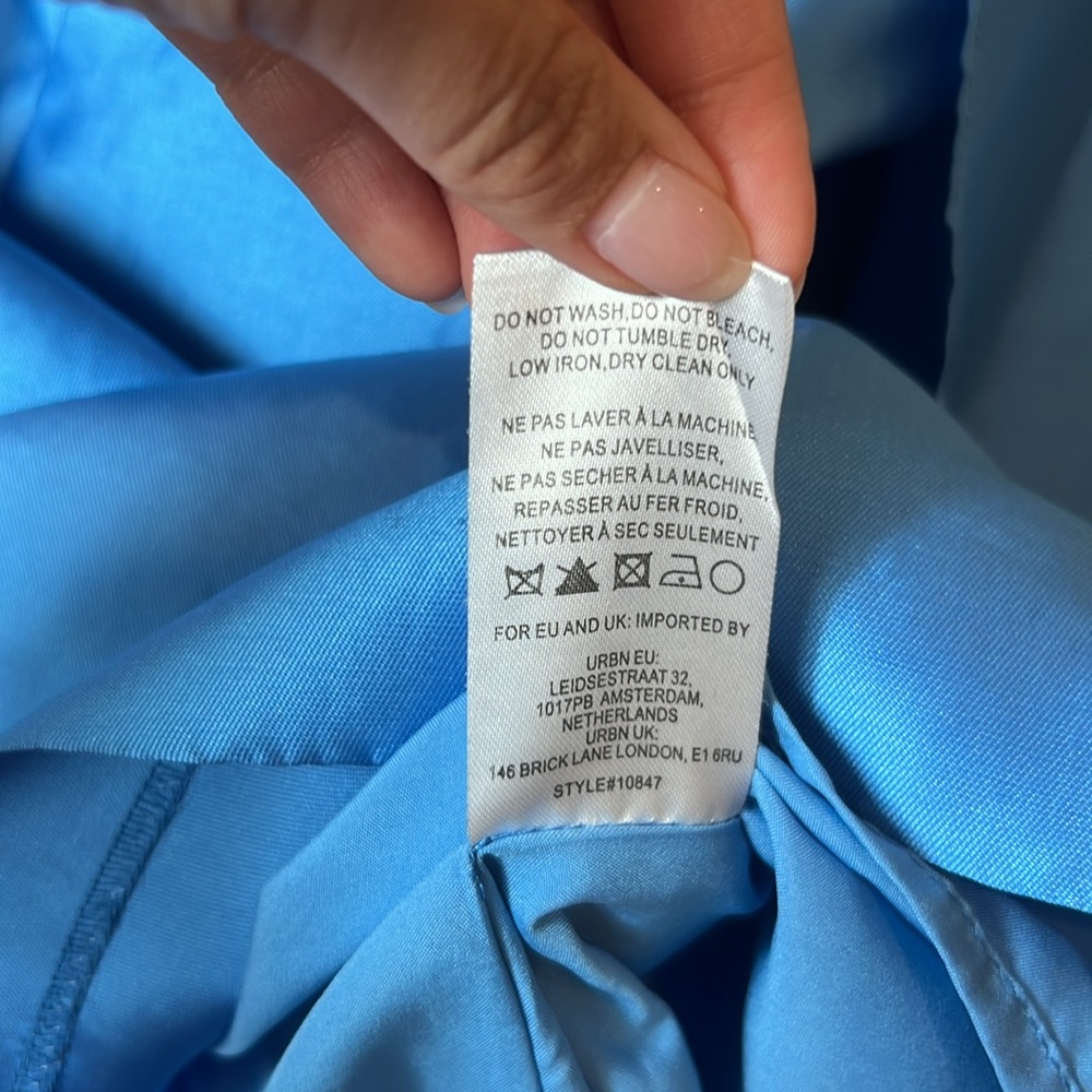 Hutch One Shoulder Blue Dress - Picture 9 of 11